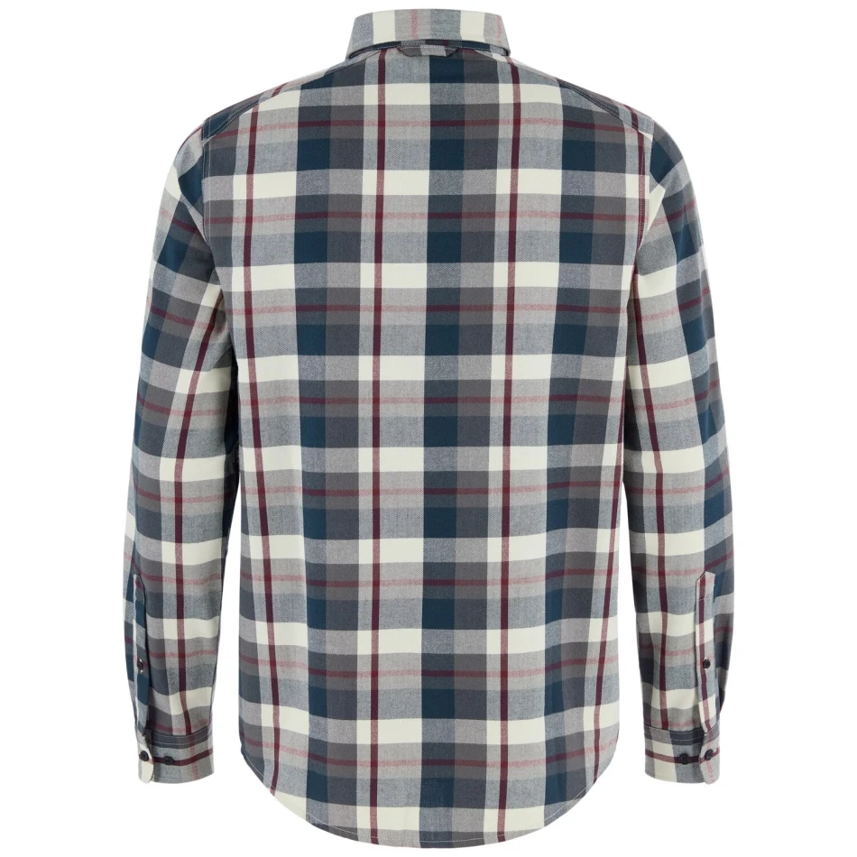 Fjallglim Regular Shirt M | 555-113 Dark Navy/Chalk White -2