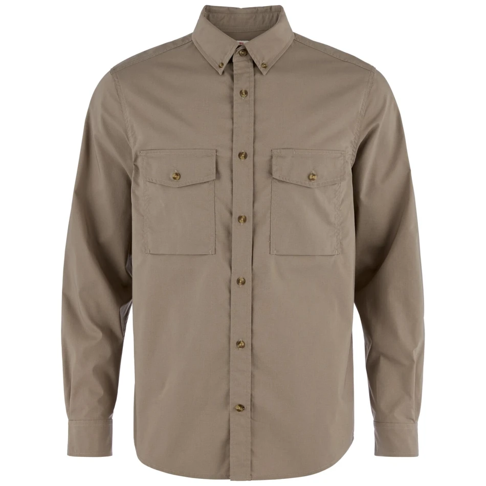 Ovik G-1000 Shirt LS M | 244 Suede Brown -1