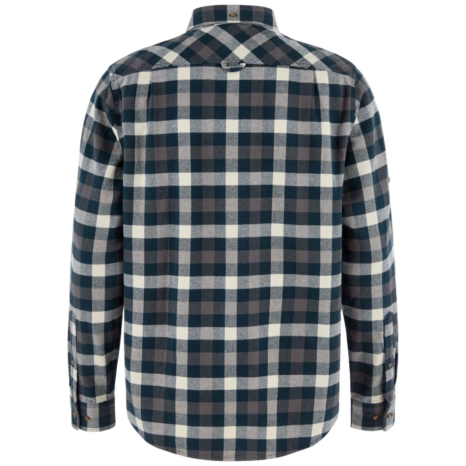Skog Relaxed Shirt M | 555-113 Dark Navy/Chalk White -2