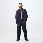 Skog Relaxed Shirt M | 555-425 Dark Navy/Dark Violet -3