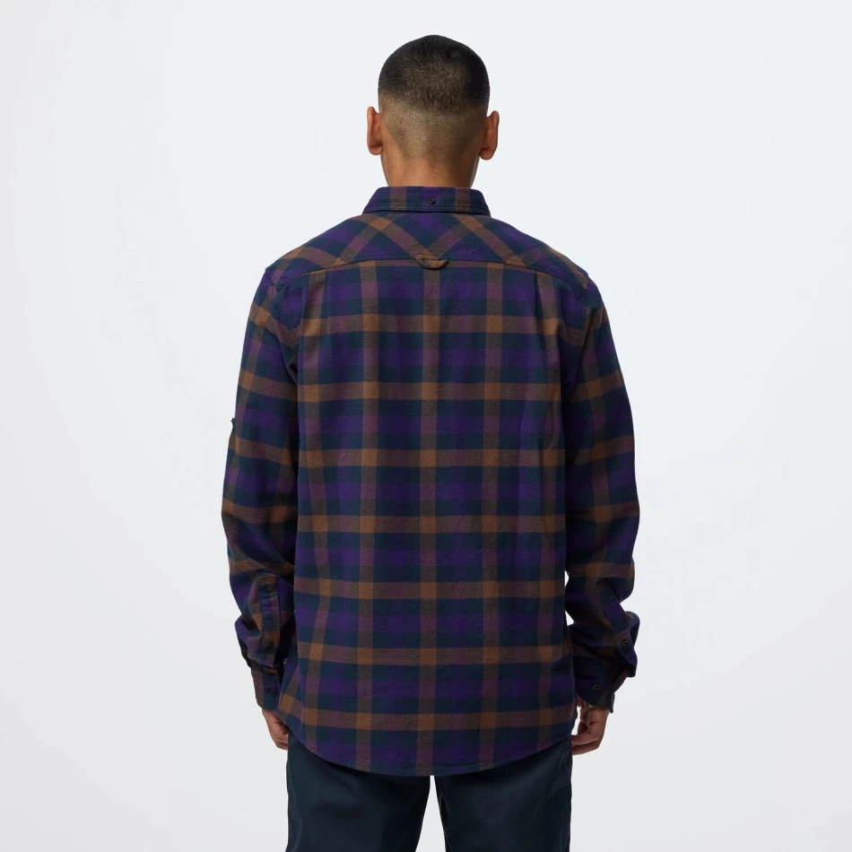 Skog Relaxed Shirt M | 555-425 Dark Navy/Dark Violet -4
