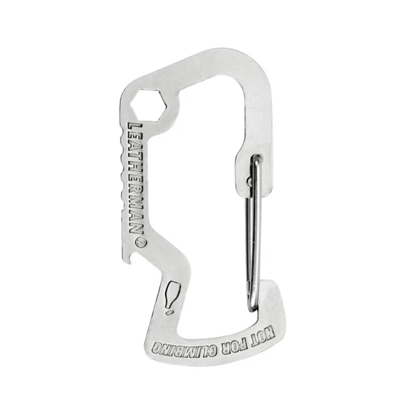 Carabiner, kolor: stainless steel