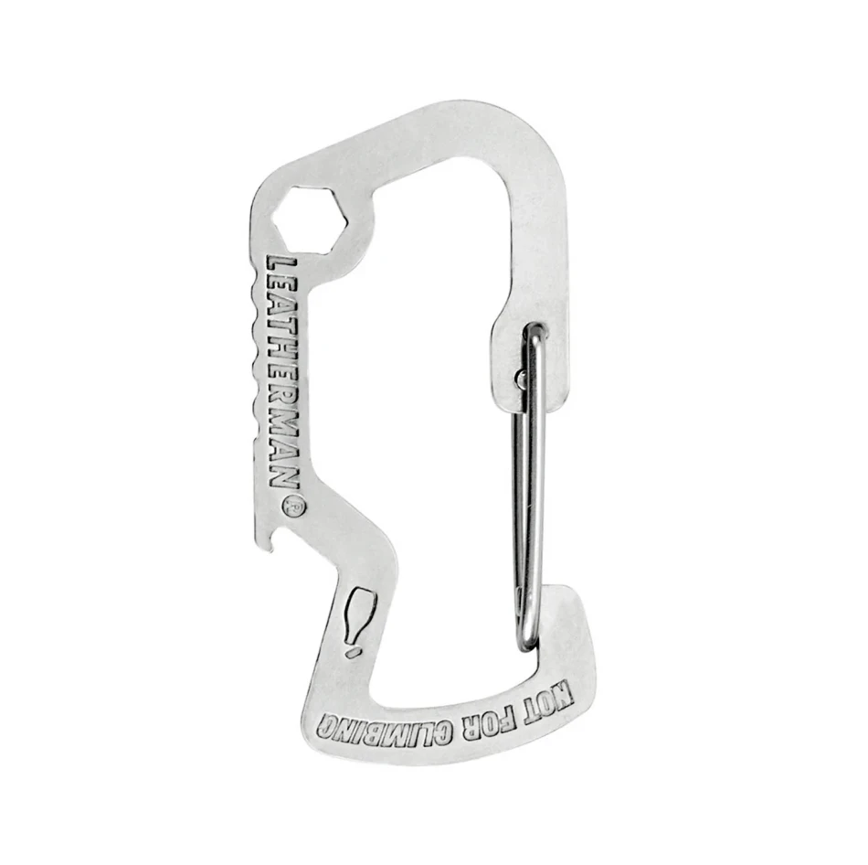 Carabiner, kolor: stainless steel