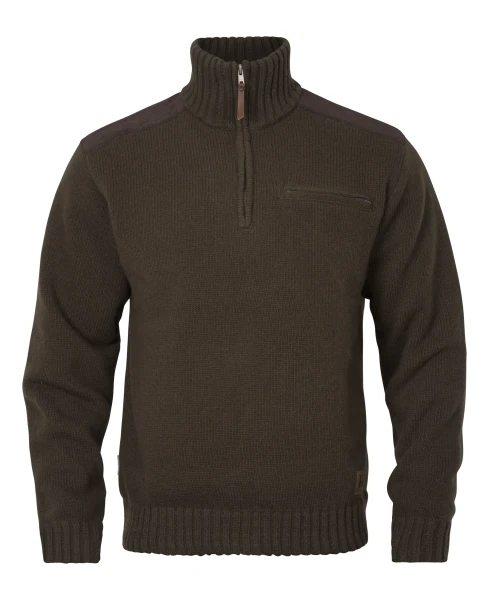 Harkila Annaboda WSP Knit Half Zip, kolor: Demitasse Brown 1