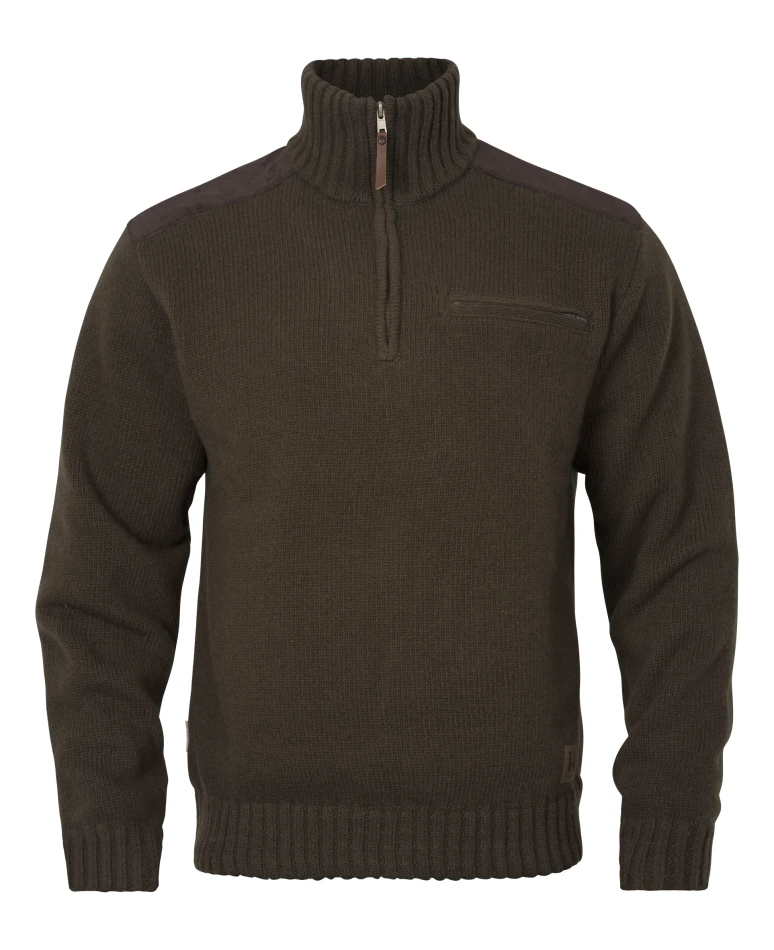 Harkila Annaboda WSP Knit Half Zip, kolor: Demitasse Brown 1