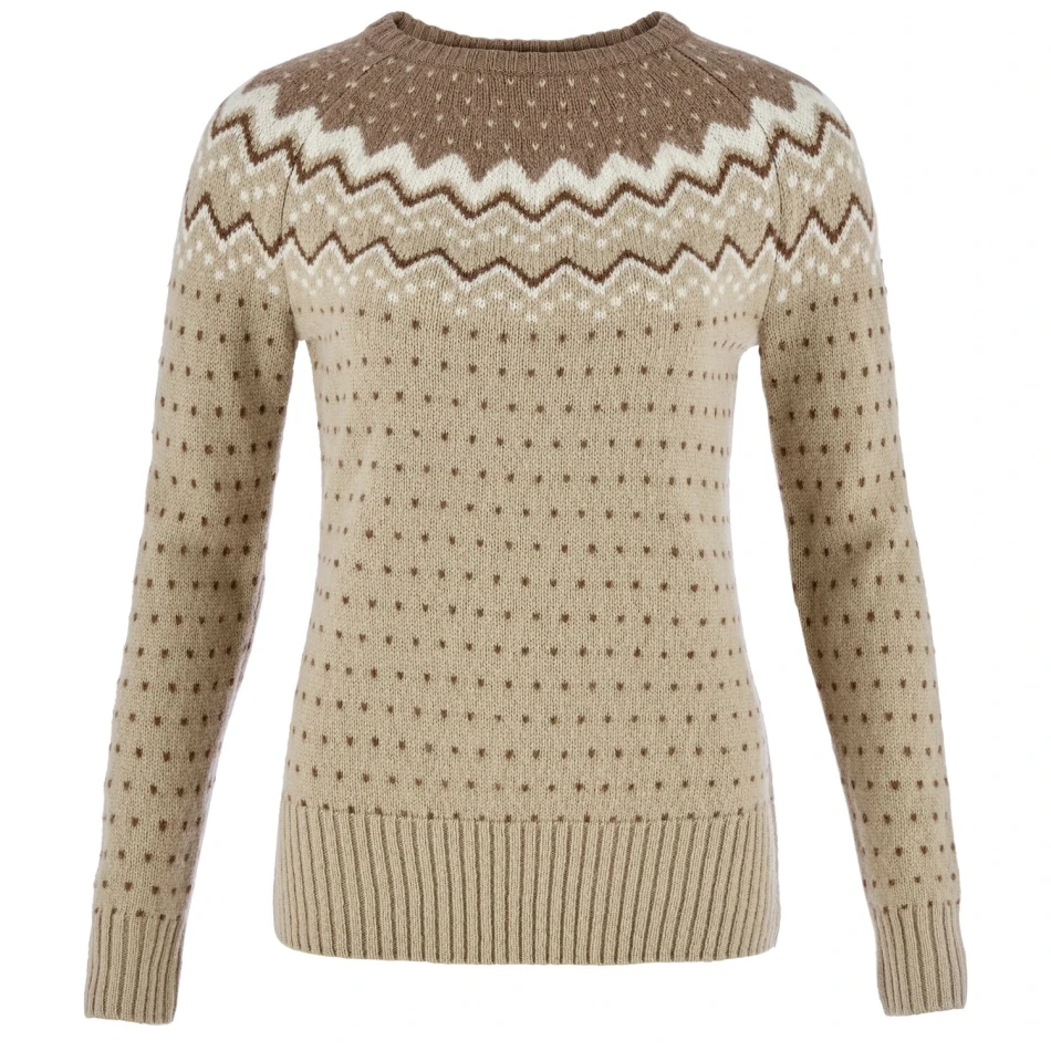 Fjallraven Ovik Knit Sweater W, kolor: 118-244 Fossil/Suede Brown