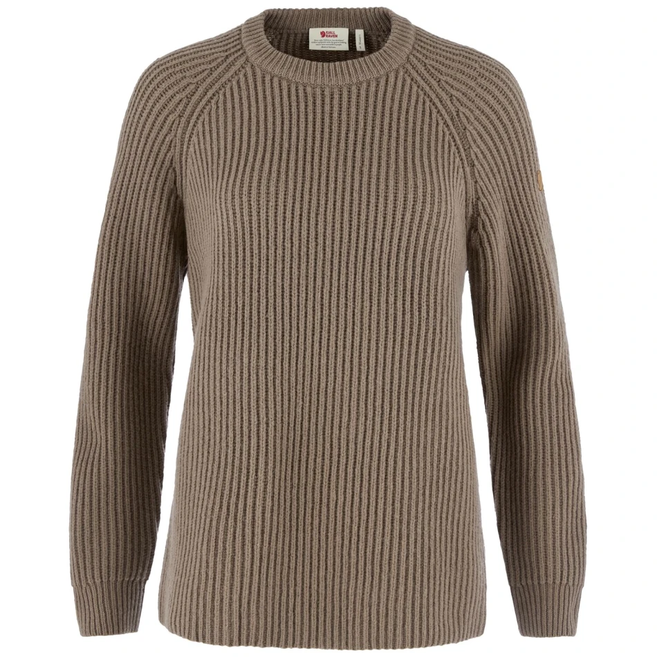 Fjallraven Ovik Rib Sweater W, kolor: 244 Suede Brown