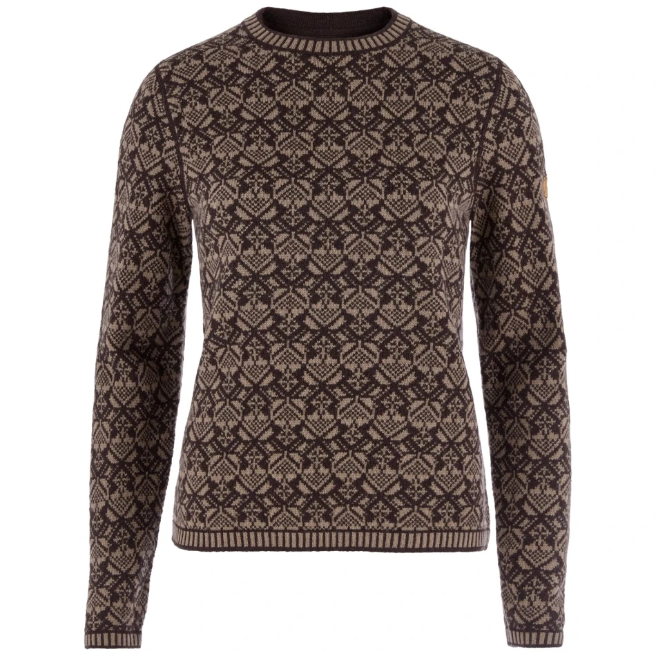 Fjallraven Snow Round Neck Sweater W, kolor: 244 Suede Brown