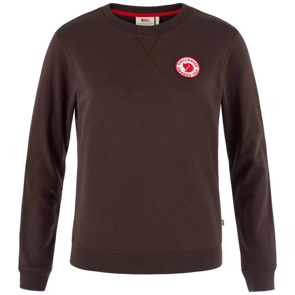 Fjallraven 1960 Logo Badge Sweater, W: kolor: 294 Black Oak