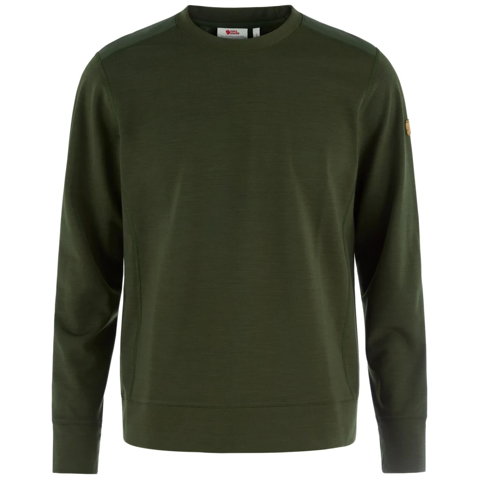 Fjallraven Keb Fleece Crew Neck, kolor: 662 Deep Forest