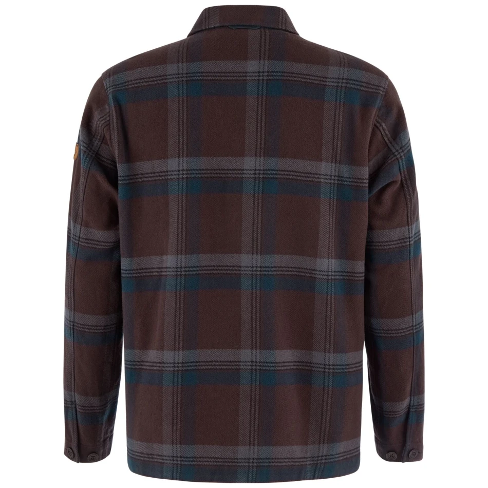 Fjallraven Singi Flannel Overshirt, kolor: 294-555 Black Oak/Dark Navy