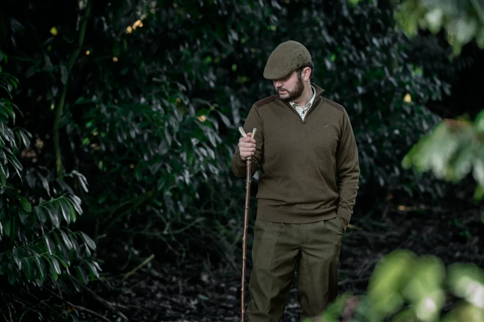 Seeland Pine Half Zip Sweater, kolor: Light Pine 7