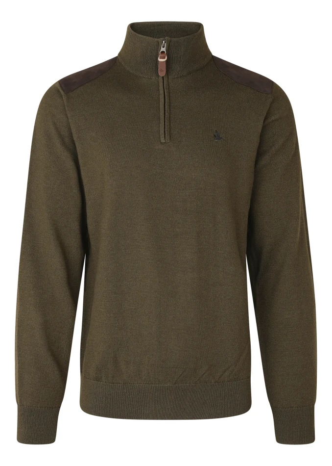 Seeland Pine Half Zip Sweater, kolor: Light Pine 1