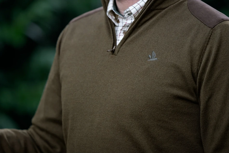 Seeland Pine Half Zip Sweater, kolor: Light Pine 8