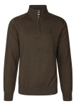 Seeland Pine Half Zip Sweater, kolor: Dark Brown 1