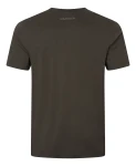 Harkila Logo Band S/S T-Shirt, kolor: Shadow Brown/Tarmac