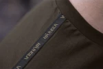 Harkila Logo Band S/S T-Shirt, kolor: Shadow Brown/Tarmac