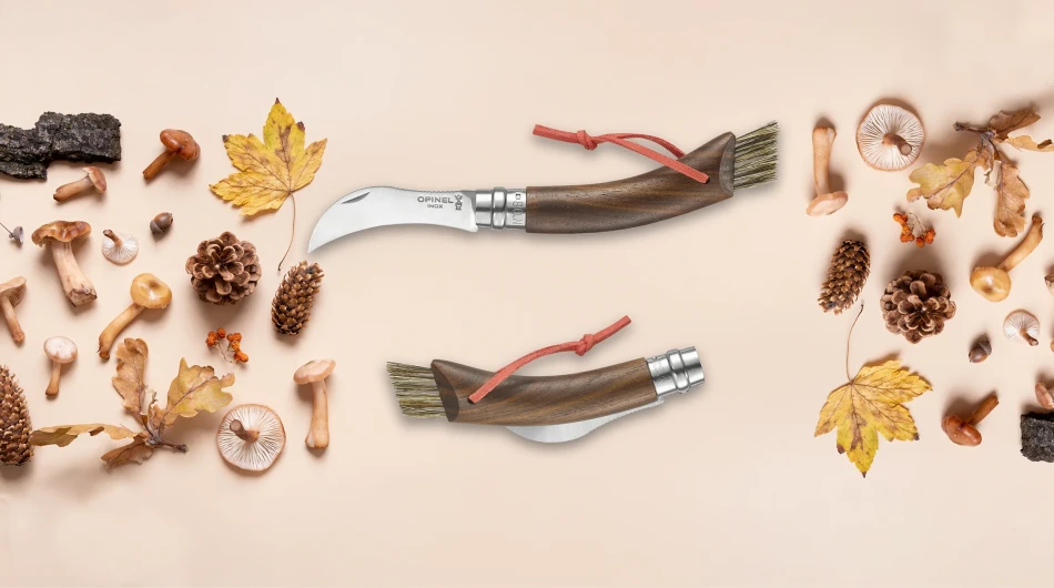 Opinel No. 08 Black Walnut Mushroom