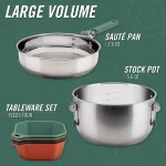 ComplEAT Cookset 16 Piece Set, kolor: baltic haze