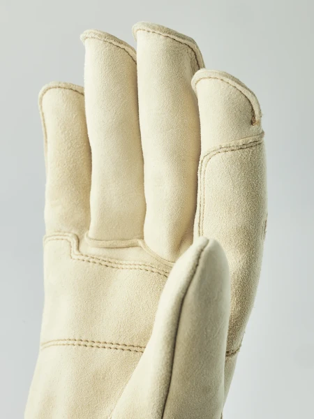 Hestra Chamois Ranch Glove 5 finger - 400 Natural Yellow
