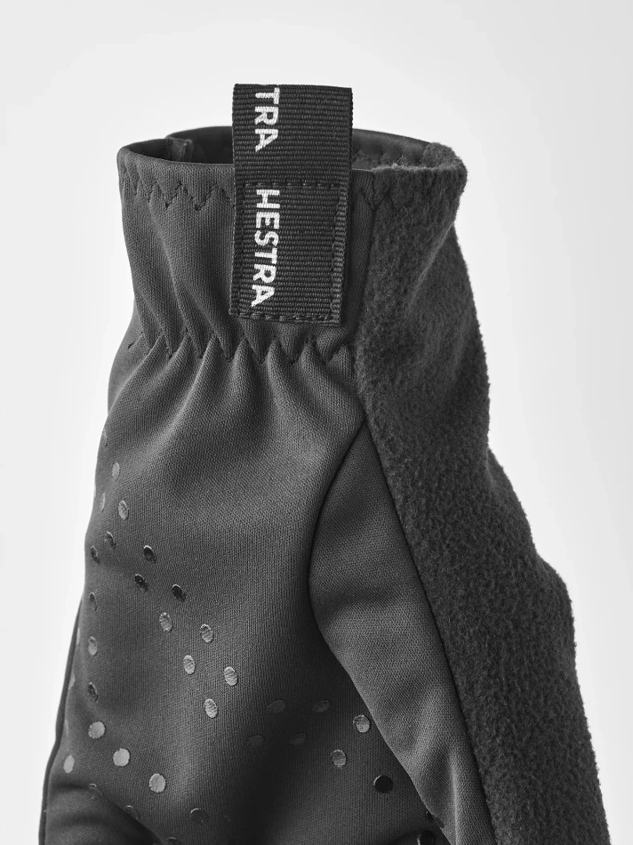 Hestra Runners - 5 finger - 100100 Black & Black