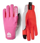 Hestra Runners - 5 finger - 920550 Cerise & Light red