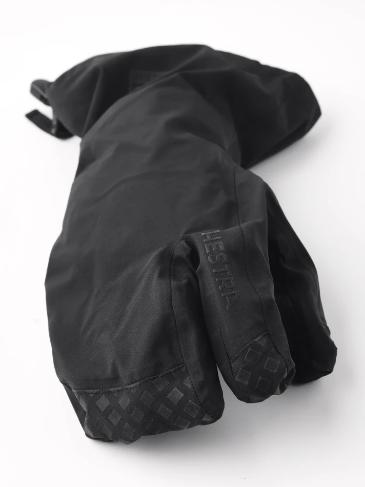 Hestra Seam Sealed Shell - 3 finger - 100 Black
