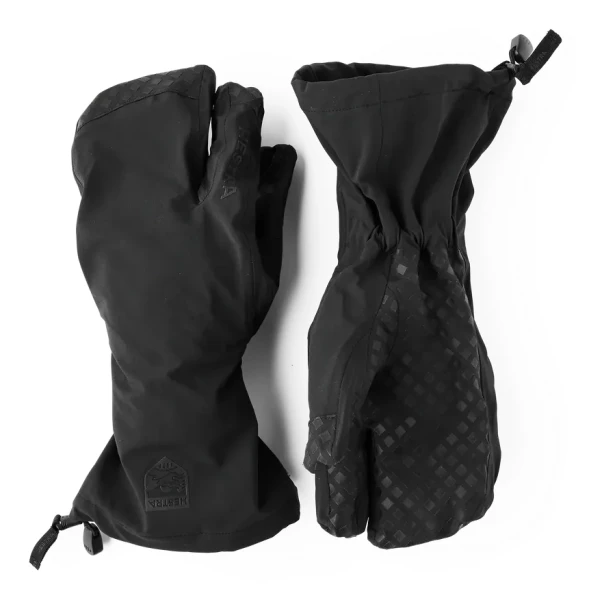Hestra Seam Sealed Shell - 3 finger - 100 Black