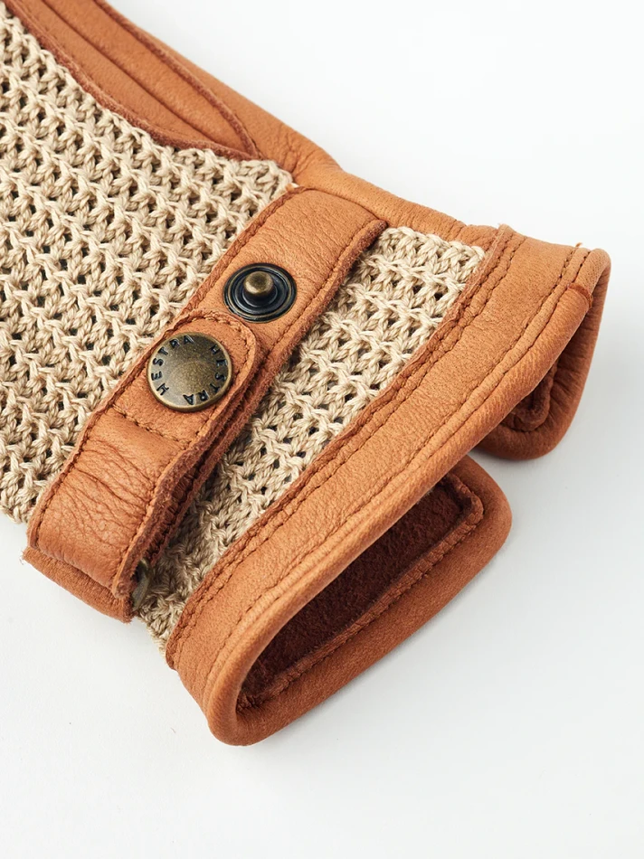 Hestra Deerskin Crochet - 710650 Cork&Beige