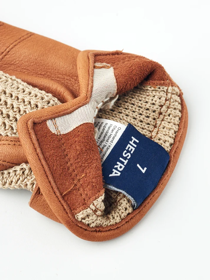 Hestra Deerskin Crochet - 710650 Cork&Beige