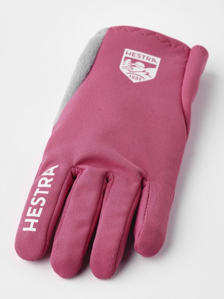 Hestra Runners Jr - 5 finger - 920920 Cerise/Cerise