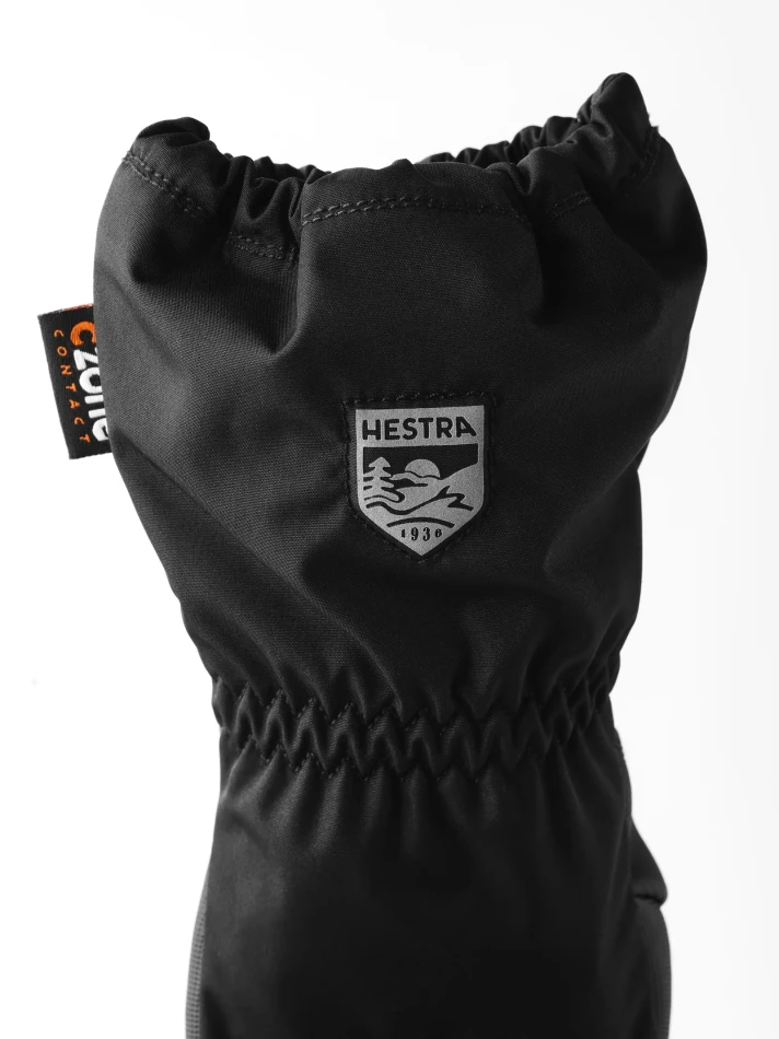 Hestra Kids CZone Contact Shell mitt - 100 Black