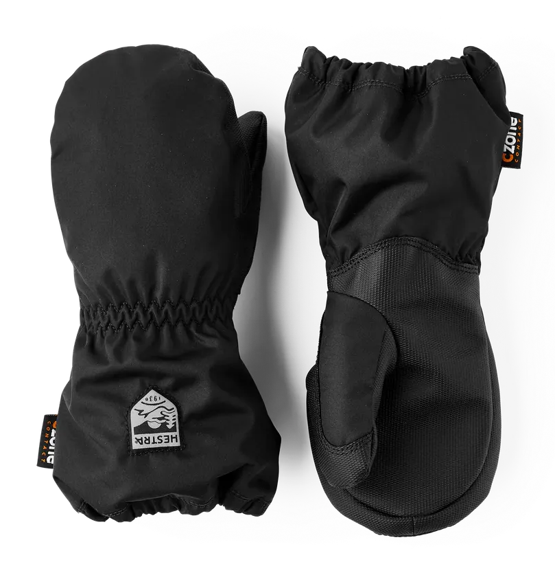 Hestra Kids CZone Contact Shell mitt - 100 Black