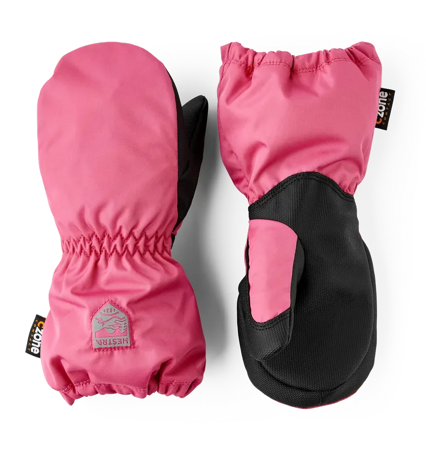 Hestra Kids CZone Contact Shell mitt - 930 Fuchsia