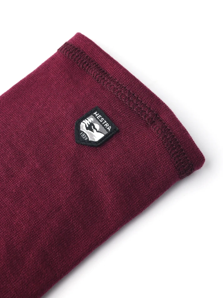 Hestra Merino Wool Liner Long - 590 Bordeaux