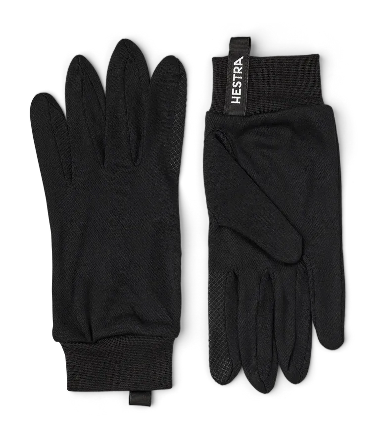 Hestra Silk Liner Touch Point - 100 Black