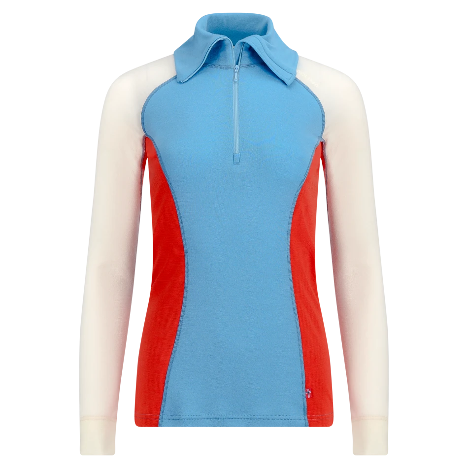 Aclima WarmWool Polo W, kolor 497 - Niagara / Nature / Polnclana