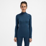 Aclima WarmWool Mockneck W, kolor 485 - Midnight Navy