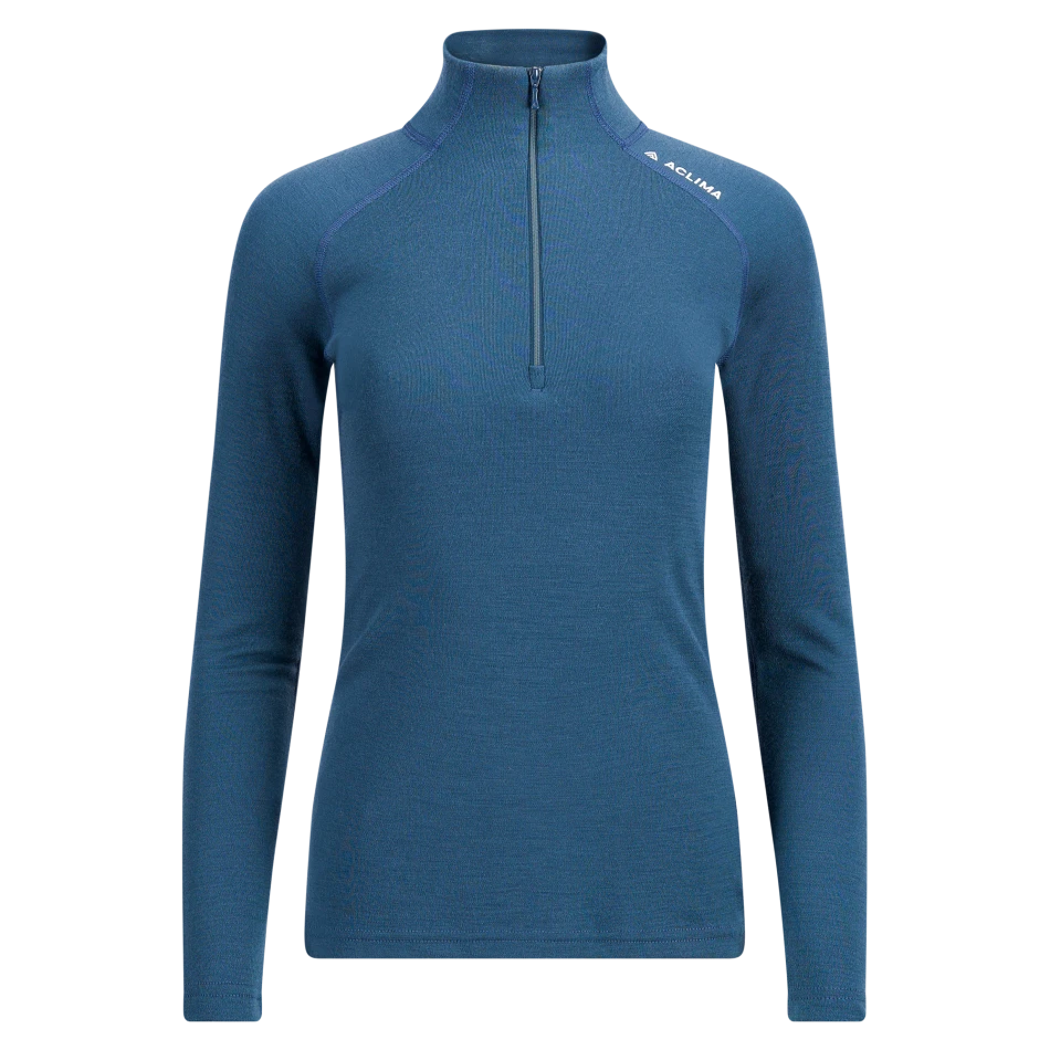 Aclima WarmWool Mockneck W, kolor 485 - Midnight Navy
