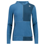 Aclima WarmWool Headsweater w/zip W, kolor: 498 - Blue Fusion/ Midnight Navy