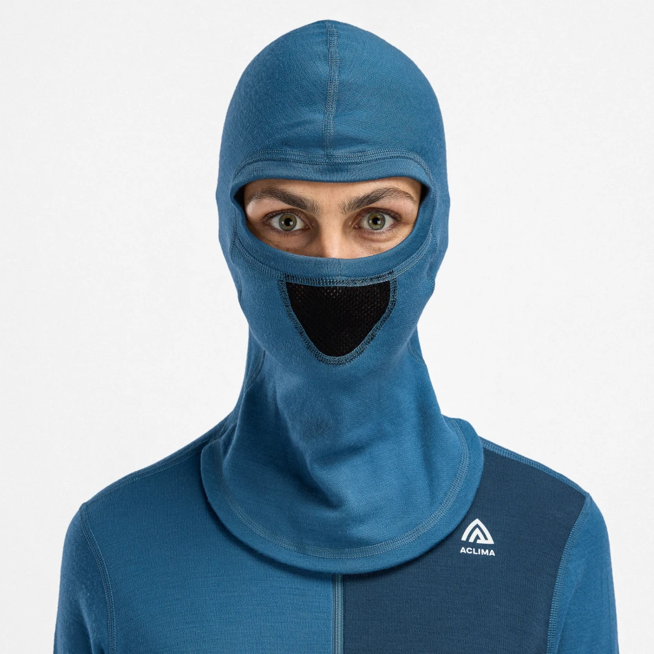 Aclima WarmWool Headsweater w/zip W, kolor: 498 - Blue Fusion/ Midnight Navy