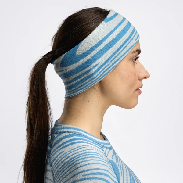 Aclima WarmWool Headband, kolor: 488 - Niagara Motion