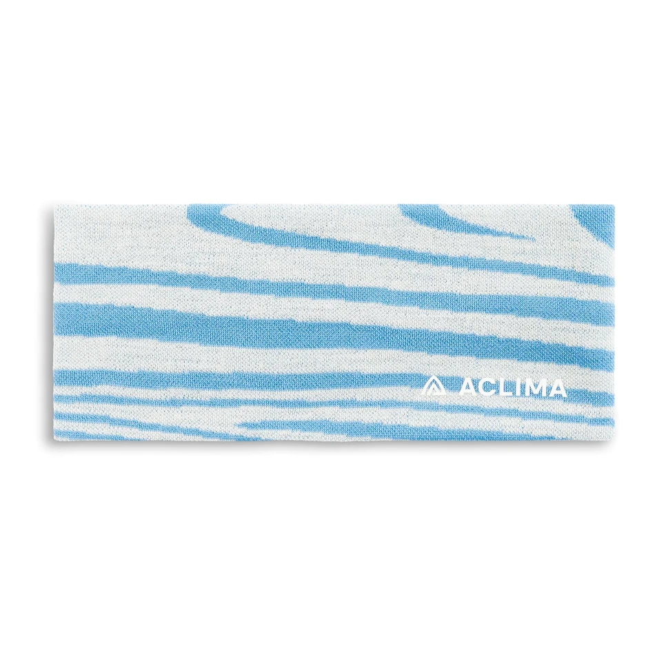 Aclima WarmWool Headband, kolor: 488 - Niagara Motion