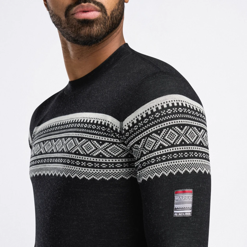 Aclima DesignWool Marius Crewneck M, kolor: 500 - Ravnas