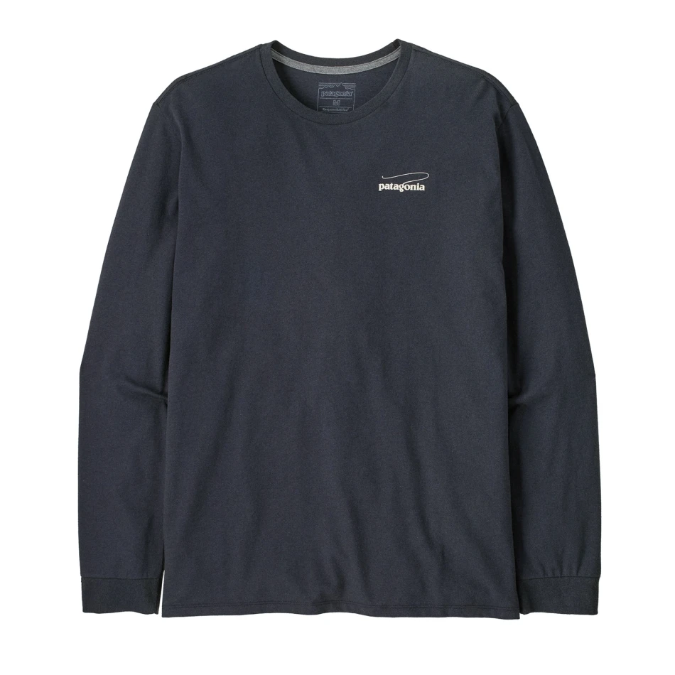 Ms L/S Casting Logo Responsibil Tee, kolor: Smolder Blue