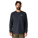 Ms L/S Casting Logo Responsibil Tee, kolor: Smolder Blue