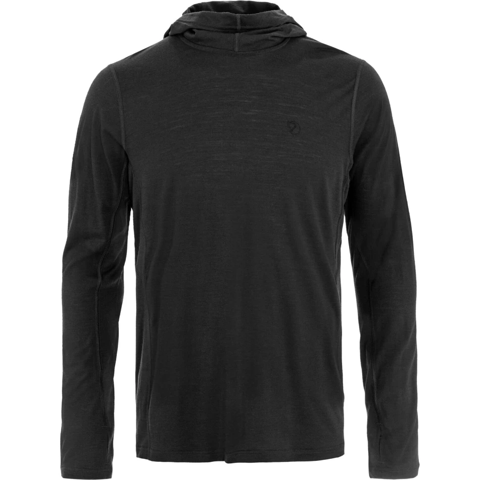 Fjallraven Abisko Wool Hoodie, kolor: 550 - Black