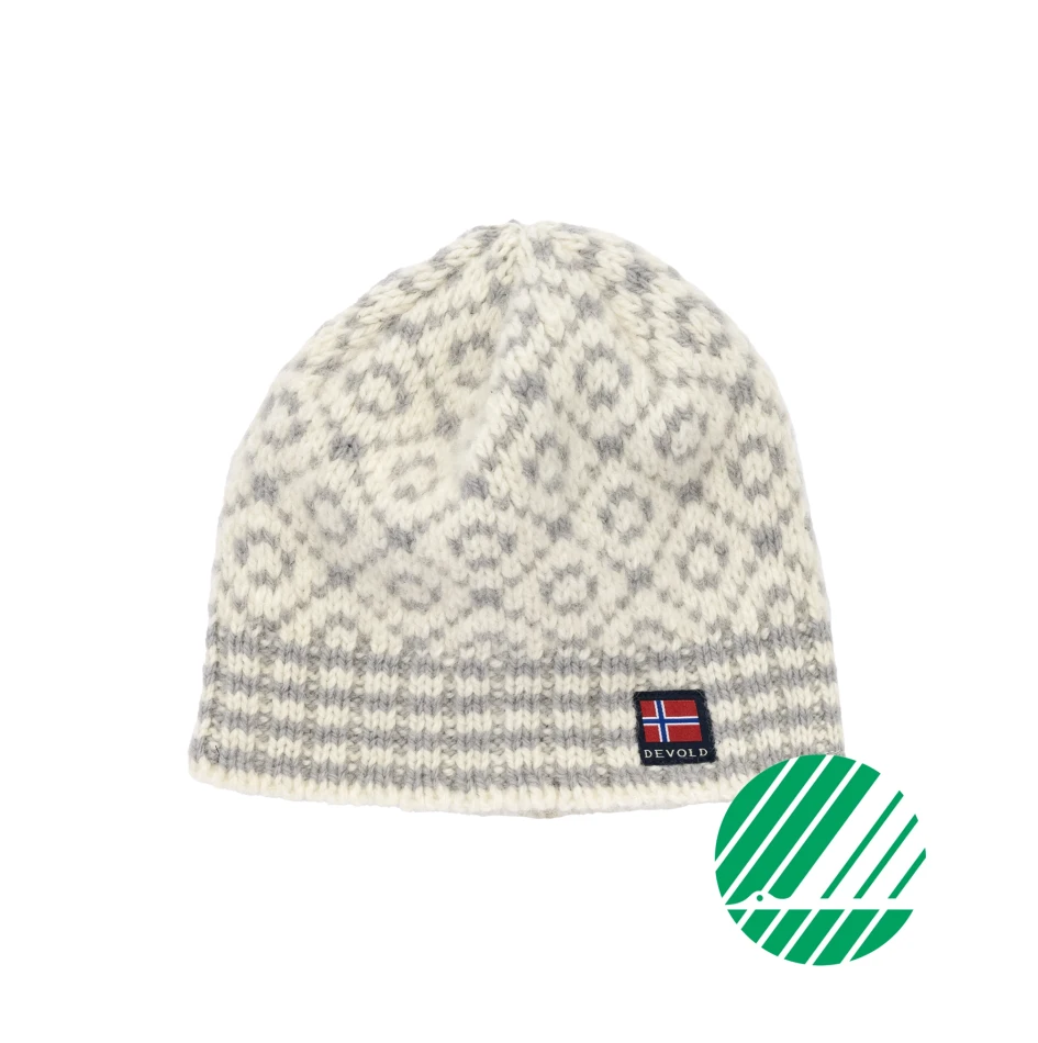 Svalbard Wool Beanie, kolor: 810A - Offwhite / Grey