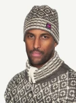 Svalbard Wool Beanie, kolor: 696B - Falcon / Offwhite