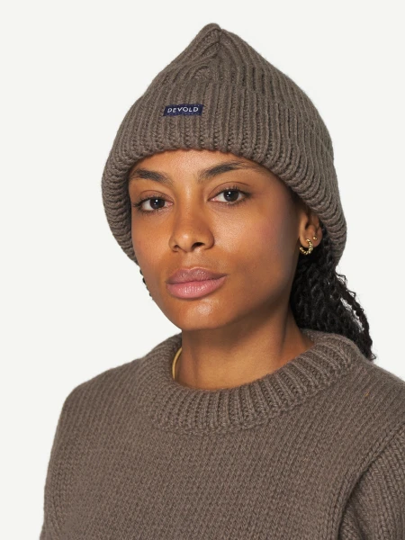 Nansen Wool Beanie, kolor: 696A - Falcon